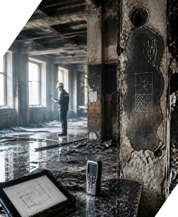 Обследование зданий после пожара в Магадане от 15335 р. | ЭкспертизаРоссия