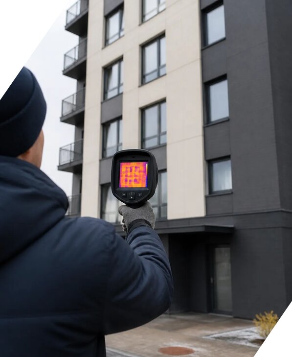 Тепловизионное обследование зданий в Магадане от 5112 р. | ЭкспертизаРоссия